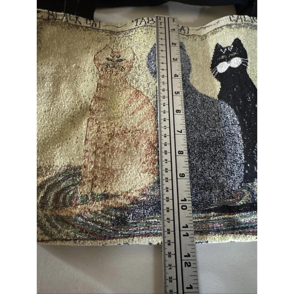 Tabby Cats Tapestry Tote Two Sided by Cindy Shamp USA